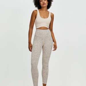 All Fenix Montana 7/8‎ Yoga Leggings Stretchy Leopard Dots Anthropologie Small